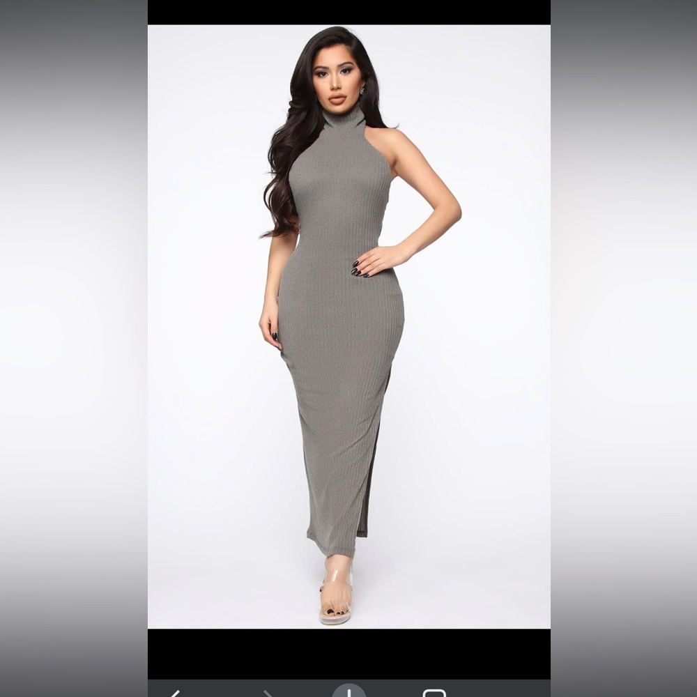 FASHION NOVA - SWEATER MAXI DRESS